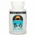 Source Naturals, B-6, 500 mg, 100 錠