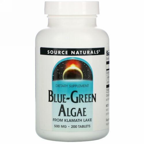Source Naturals, ブルーグリーン海藻、 200タブレット