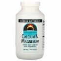Source Naturals, カルシウム & マグネシウム、300 mg 250粒