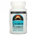 Source Naturals, ピコリン酸クロム, 200 mcg, 240 錠