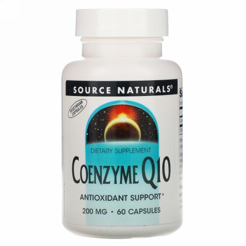 Source Naturals, コエンザイム Q10, 200 mg, 60 カプセル