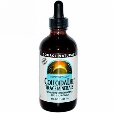 Source Naturals, ColloidaLife Trace™ ミネラル, フルーツ味, 4 液量オンス (118.28 ml)