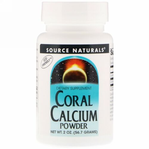 Source Naturals, コーラルカルシウム、パウダー、 2 oz (56.7 g)