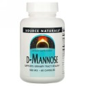 Source Naturals, D-マンノース, 500 mg, 60 カプセル