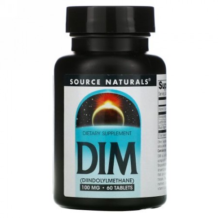 Source Naturals, DIM、100mg、60粒