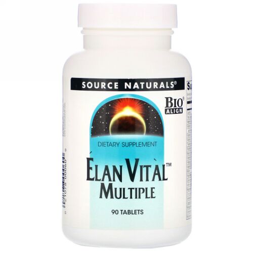 Source Naturals, Elan Vital Multiple、90粒