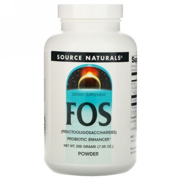 Source Naturals, FOS パウダー、7.05 oz (200 g)