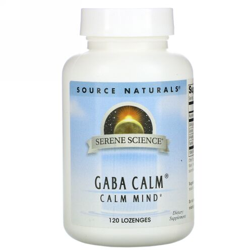 Source Naturals, ギャバカーム、 ペパーミントフレーバー、 120ロゼンジ