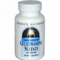 Source Naturals, グルコサミン硫酸, ナトリウムフリー, 500 mg, 120 錠剤