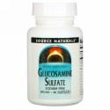 Source Naturals, Glucosamine Sulfate, Sodium Free, 500 mg, 60 Capsules