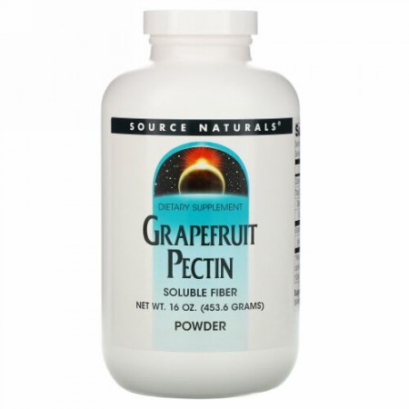 Source Naturals, グレープフルーツペクチン パウダー, 16 オンス (453.6 g)