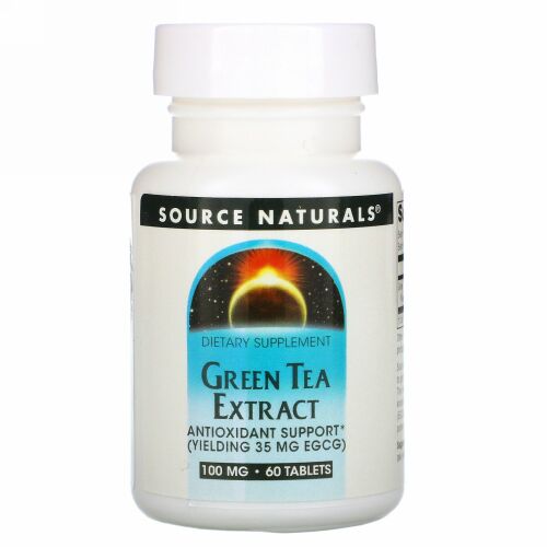 Source Naturals, グリーンティーエキス, 60錠