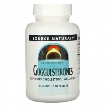 Source Naturals, ググルステロン、37.5 mg、120錠