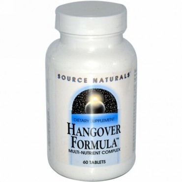 Source Naturals, 二日酔いフォーミュラ、 マルチ栄養コンプレックス、 60タブレット (Discontinued Item)
