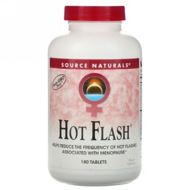 Source Naturals, Hot Flash、タブレット 180錠