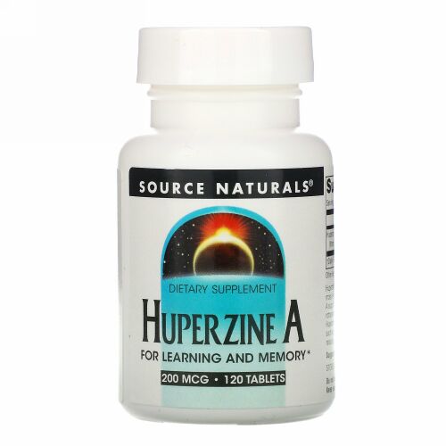Source Naturals, フペルジンA, 200 mcg, 120 錠