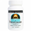 Source Naturals, ヒドロキソコバラミン、ビタミンB12、チェリー味トローチ、1 mg、120粒