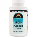 Source Naturals, L-アルギニン L-シトルリンコンプレックス、 1000 mg、 120錠