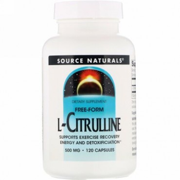 Source Naturals, L-シトルリン, 500 mg, 120 カプセル