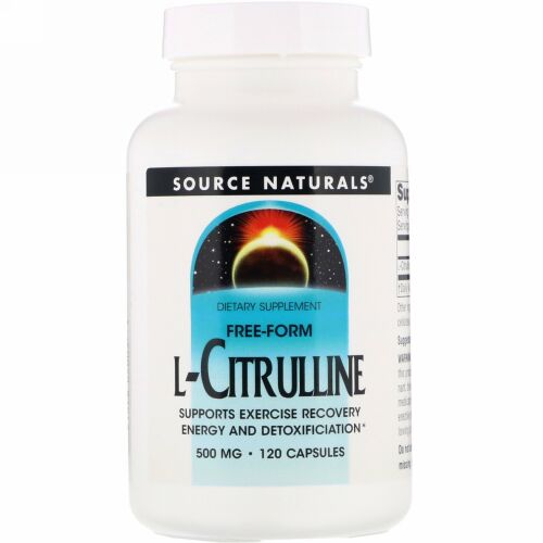 Source Naturals, L-シトルリン, 500 mg, 120 カプセル