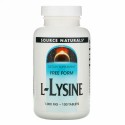 Source Naturals, L-リジン、1,000mg、100粒