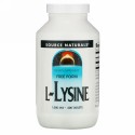 Source Naturals, L-リジン, 1,000 mg, 200錠