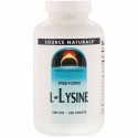 Source Naturals, L-リシン, 500 mg, 250 粒