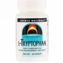 Source Naturals, L-トリプトファン（コエンザイム B-6入り）, 500 mg, 60錠