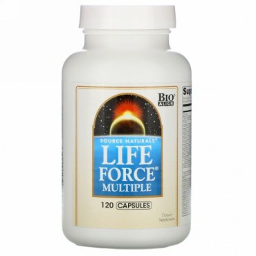Source Naturals, Life Force®（ライフ･フォース）マルチビタミン、 120カプセル