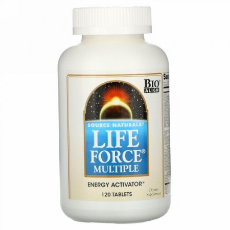 Source Naturals, ライフフォース・マルチプル、120タブレット