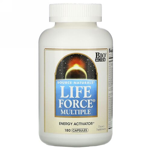 Source Naturals, Life Force マルチプル、カプセル 180 錠