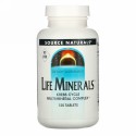 Source Naturals, ライフミネラル, 鉄分無し, 120錠