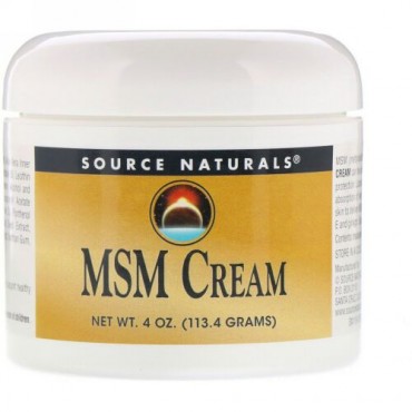 Source Naturals, MSM クリーム、4 オンス (113.4 g)