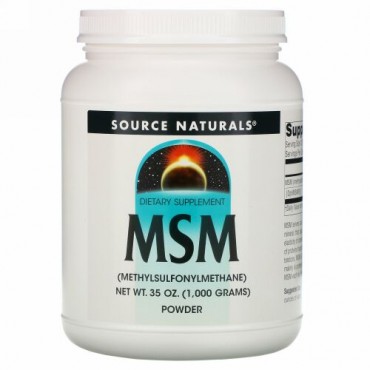 Source Naturals, MSMパウダー、1,000g（35オンス）