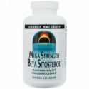 Source Naturals, Mega Strength Β-シトステロール、375 mg、120粒