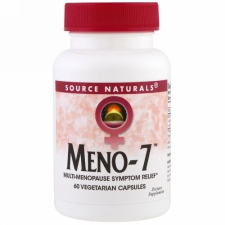Source Naturals, メノ-7、60ベジカプセル (Discontinued Item)