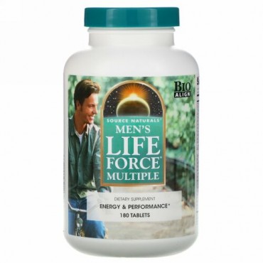 Source Naturals, メンズ ライフフォース マルチプル, 180錠