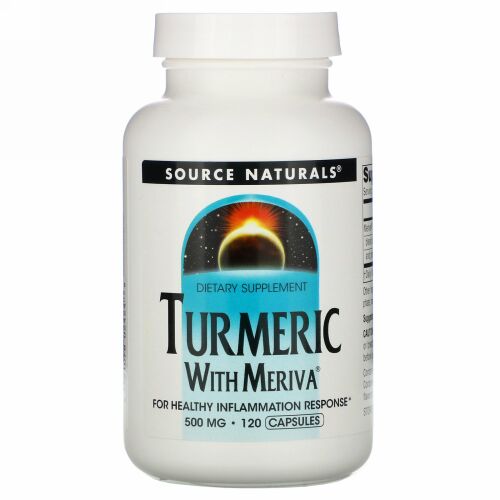 Source Naturals, Meriva ウコン コンプレックス、 500 mg、 120カプセル