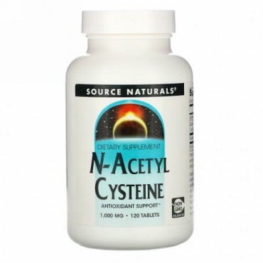 Source Naturals, N-アセチルシステイン, 1000 mg, 120錠
