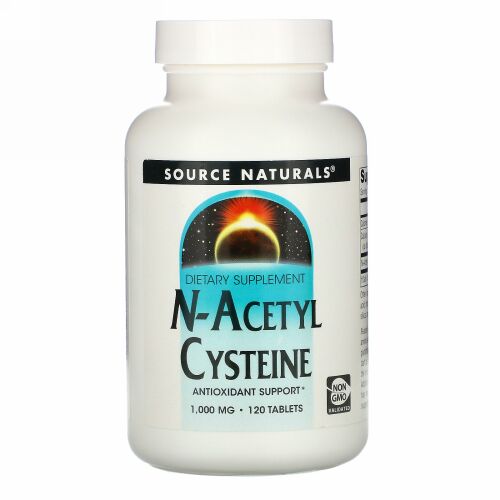 Source Naturals, N-アセチルシステイン, 1000 mg, 120錠