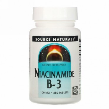 Source Naturals, ニコチンアミド B-3, 100 mg, 250錠