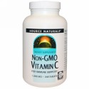 Source Naturals, 非遺伝子組換えビタミンC、 1000 mg、 240 タブレット