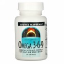 Source Naturals, Omega 3-6-9, 30 Softgels