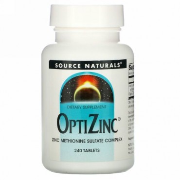 Source Naturals, OptiZinc, 240錠