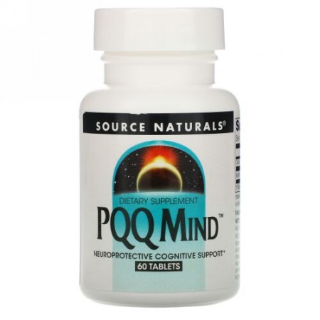 Source Naturals, PQQ マインド、 60 タブレット