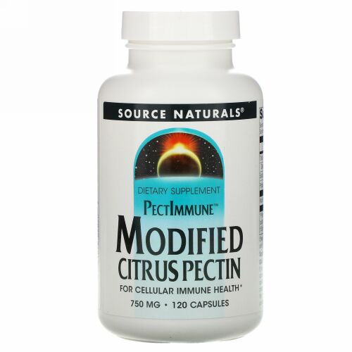 Source Naturals, ペクティミューン、 加工シトラスペクチン、 750 mg、 120カプセル