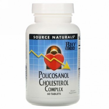 Source Naturals, ポリコサノールコレステロールコンプレックス、60錠