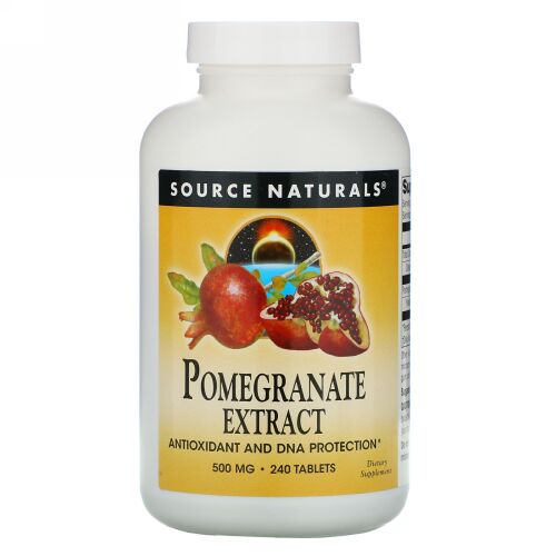 Source Naturals, ザクロエキス、500mg、240粒