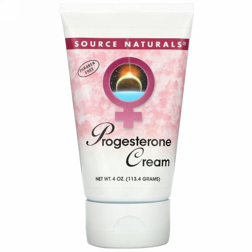 Source Naturals, ナチュラル・プロゲステロンクリーム, 4 oz (113.4 g)