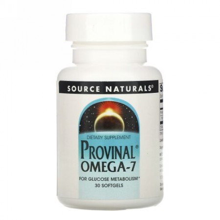 Source Naturals, プロヴィナル・オメガ-7、30 ソフトジェル